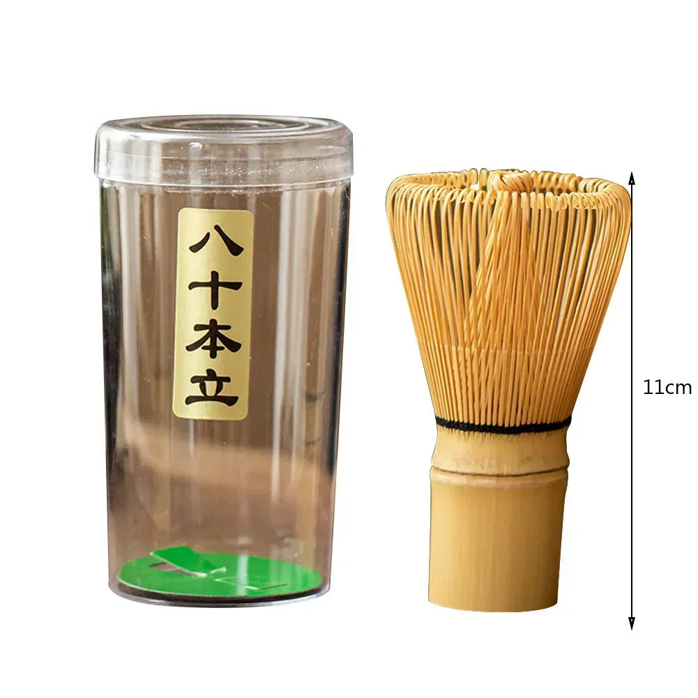 Japanese Bamboo Matcha Green Tea Beater Powder Whisk Matcha Whisk Bamboo Tea Stick Matcha Brush Teaware Tool Kitchen Accessories