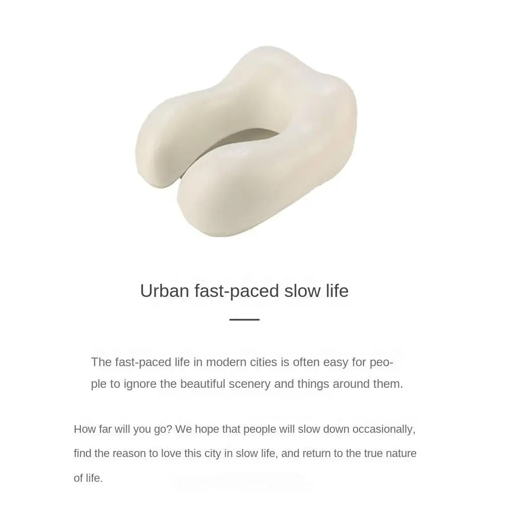 Memory Foam Cushion Without Carry Bag Travel essentials U Shaped Pillows Travel Pillow Neck Protect Neck Support