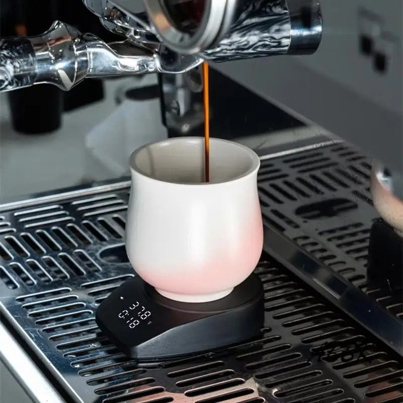ABBK-Compact Digital Coffee Scale With Timer,High Precision Weighing & Timing For Perfect Brew,Essential For Home,Coffee Shop