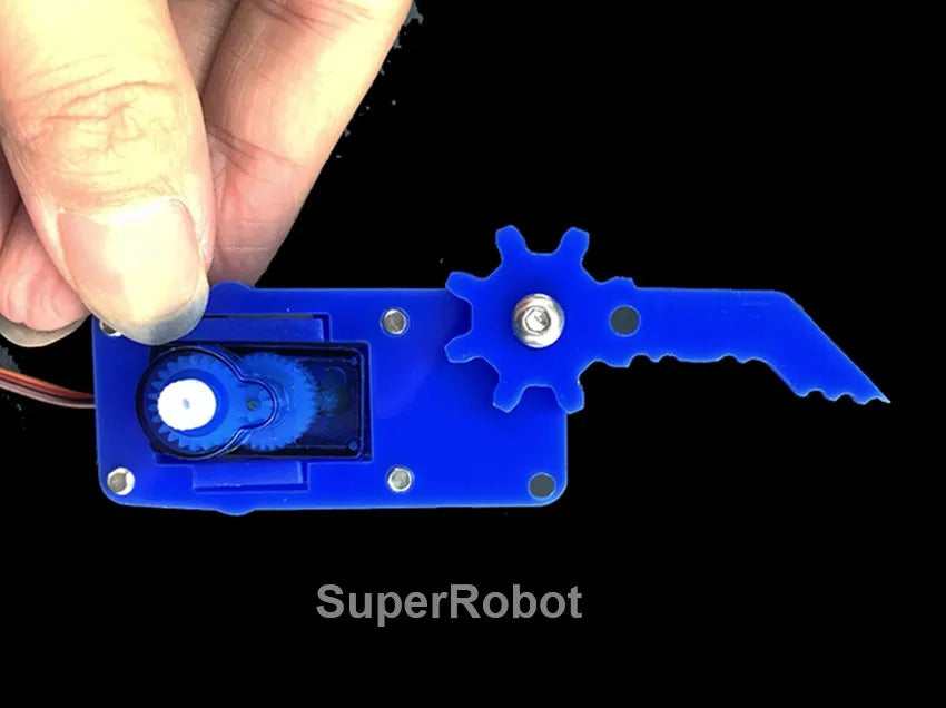 SG90 4 Dof Unassembly Acrylic Mechanical Robot Manipulator Claw For Arduino Robot Arm DIY Kit UNO Programmable Robot Starter Kit