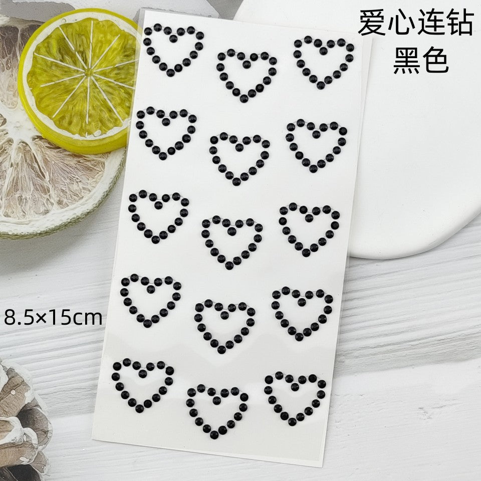 Glitter Gradient Butterfly Wing Tattoo Eye Corner Face Stickers Children's Eye Makeup DIY Stickers Fish Scale Performance Catwalk