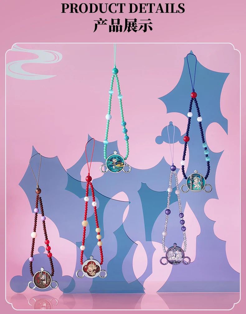 New Genuine Skullpanda The Mirage Series Phone Chain Blind Box Cute Skullpanda Mystery Box Collectible Pendants As Gifts