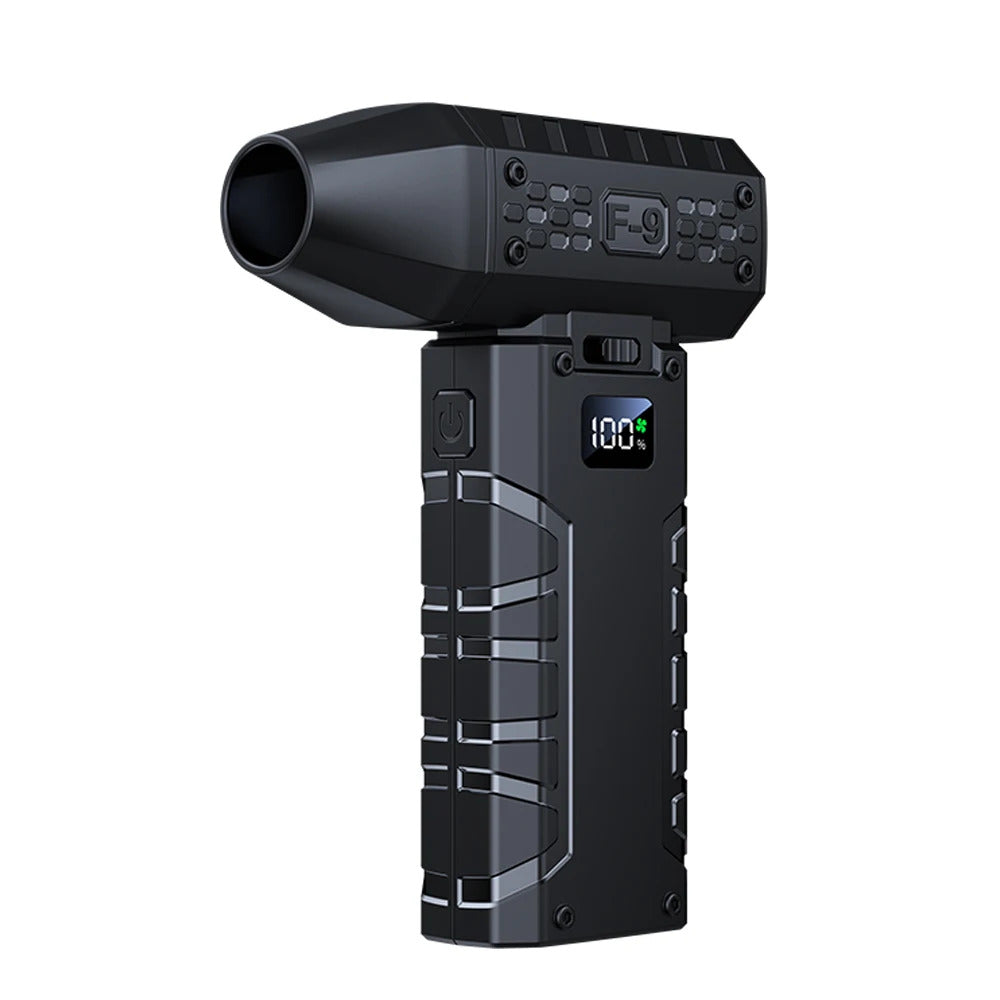 Mini Turbo Jet Fan Portable Handheld Violent Blower USB Rechargeable Strong Winds Speed Turbo Fan Outdoor Brushless Hand Fan