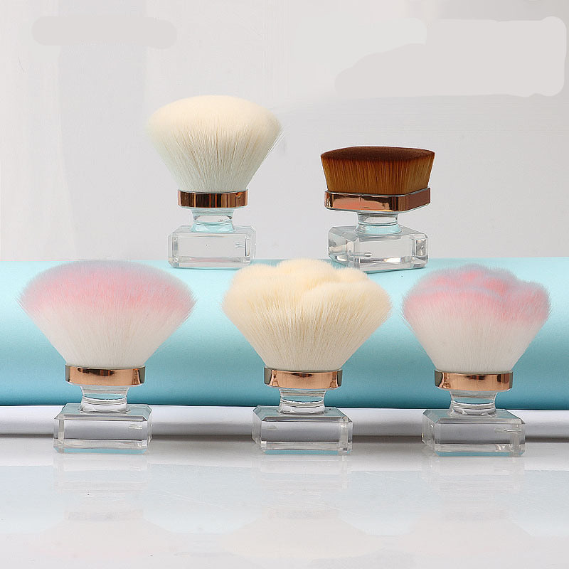 Yasna New Single Loose Powder Brush Foundation Brush Large Dust Brush Soft Bristle Brush Beauty Tool Makeup Brush