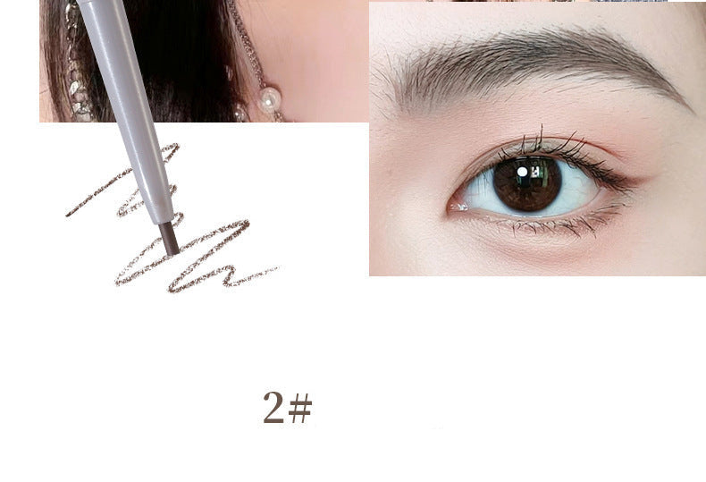 Makeup Xixi 3D Contour Mist Eyebrow Pencil Natural Color Definition Waterproof Smudge-proof Dual-ended Eyebrow Pencil