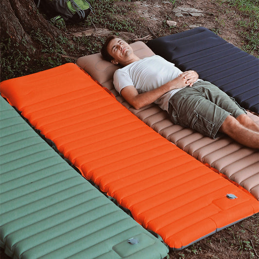 Thickened Outdoor Foldable Portable Tent Nap Mat Ground Mat Moisture-proof Mat Single Double Egg Nest Mat Inflatable Mat