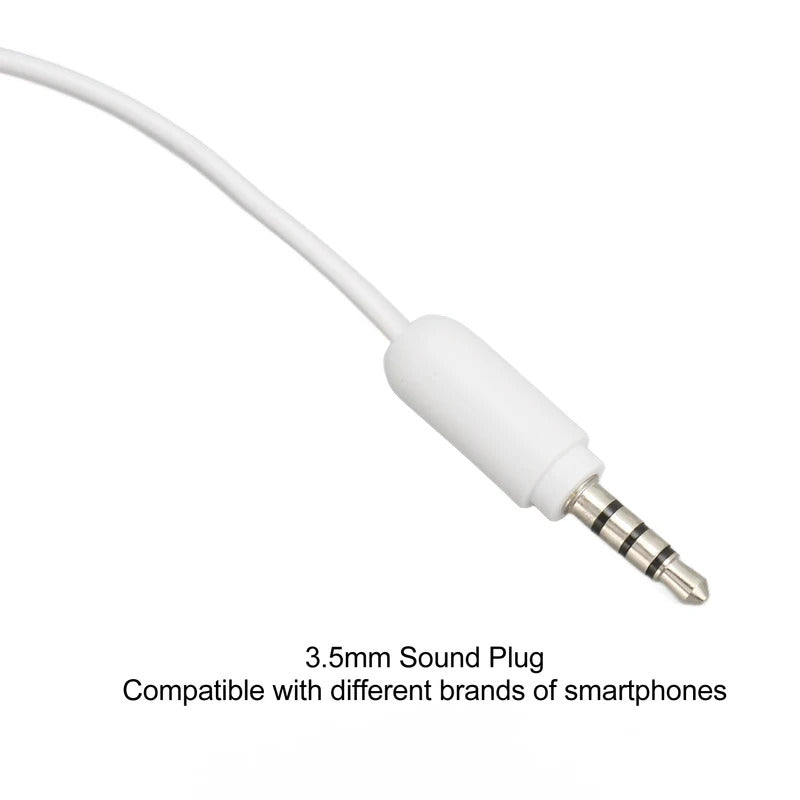 Handheld Phone Receiver Coiled Cord Radiation Proof Cell Phone Handset Clear Sound 3.5mm Plug Adjustable Volume for Smartphone