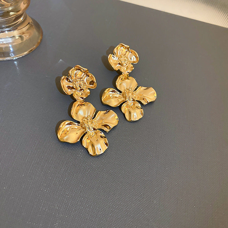 Vintage Earrings Fashion Versatile Ear Jewelry Niche Light Luxury High-end Accessories