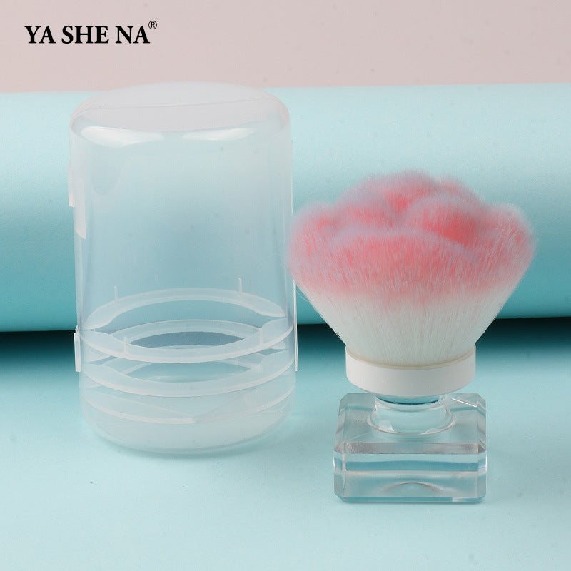 Yasna New Single Loose Powder Brush Foundation Brush Large Dust Brush Soft Bristle Brush Beauty Tool Makeup Brush