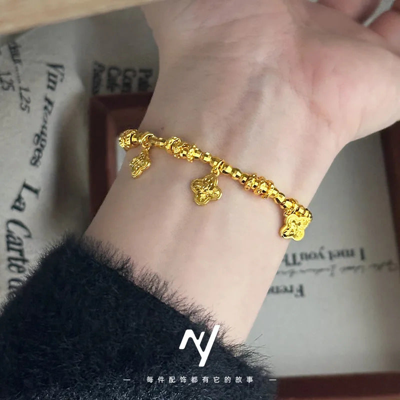 Ladies' Women's Bracelet Jewelry Fashion Gold Store Same Style Gold 9999 24K real gold