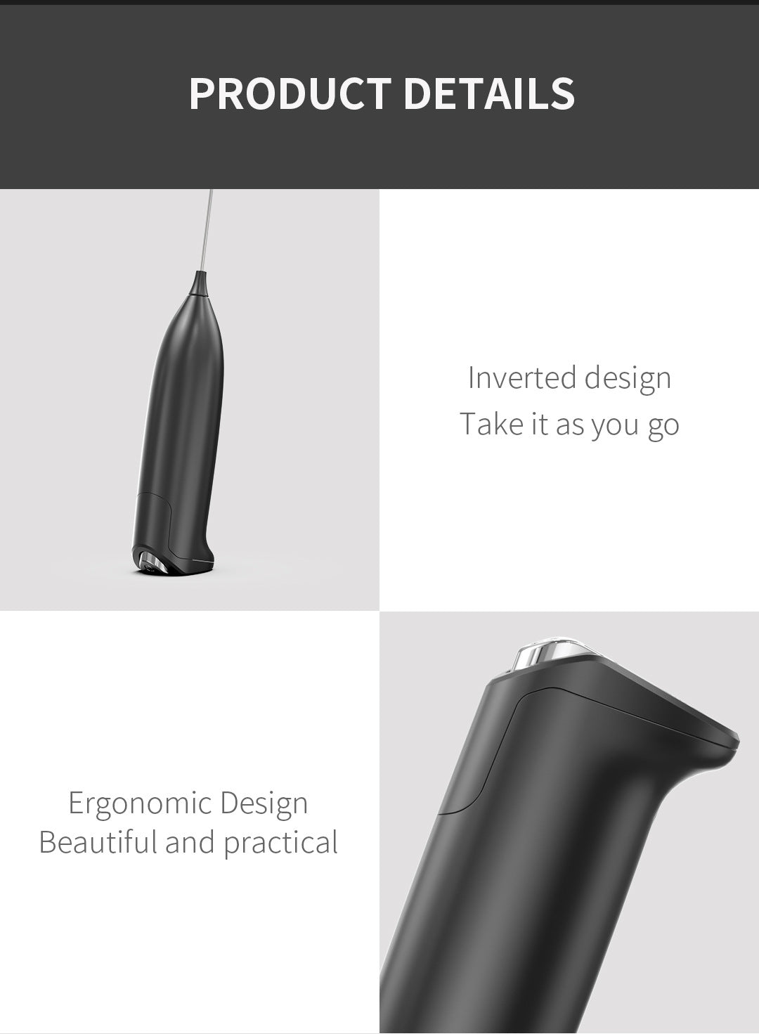 Amazon Electric Milk Beater New Stainless Steel Coffee Cream Electric Milk Beater Egg Beater Portable Blender