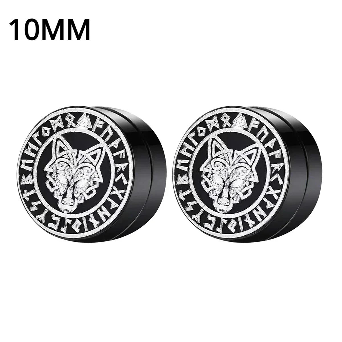 1Pairs Crystal Strong Magnetic Ear Stud Clip Earrings for Men and Women Punk Round Zircon Magnet Earrings Non Piercing Jewelry