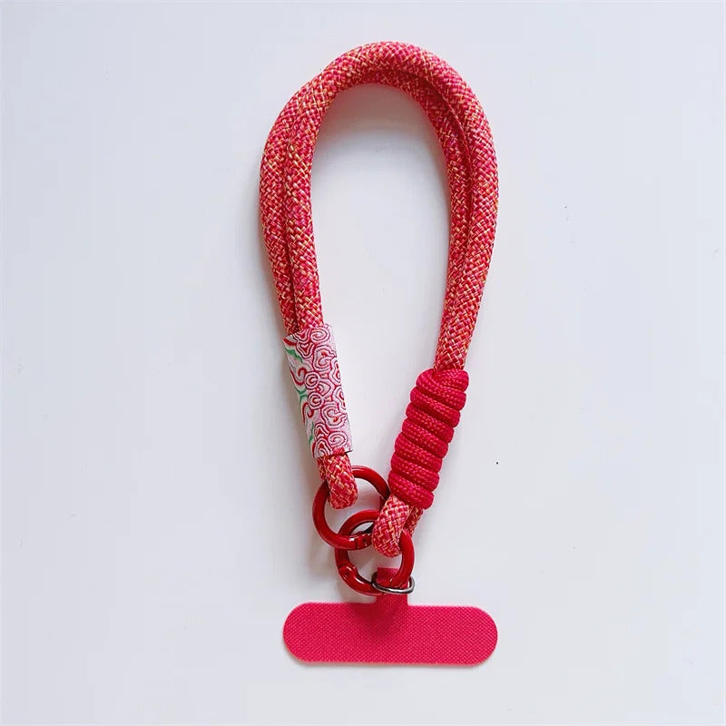 Cute Mobile Phone Lanyard Hanging Decoration Can Be Carried Twist Rope Anti-loss Pendant Fashion Strong Wrist Short Straps Band