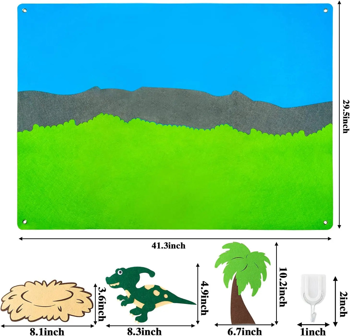 Montessori Felt Board Story Set Toys Preschool Learning Activities Board toys Outer Space Scientific Cognition Party Decorations
