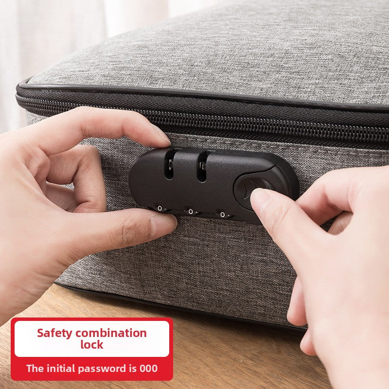 Home Id Storage Bag Large Capacity Household Certificate Passport Card Pack Waterproof Folder File Organizer Storage Bags