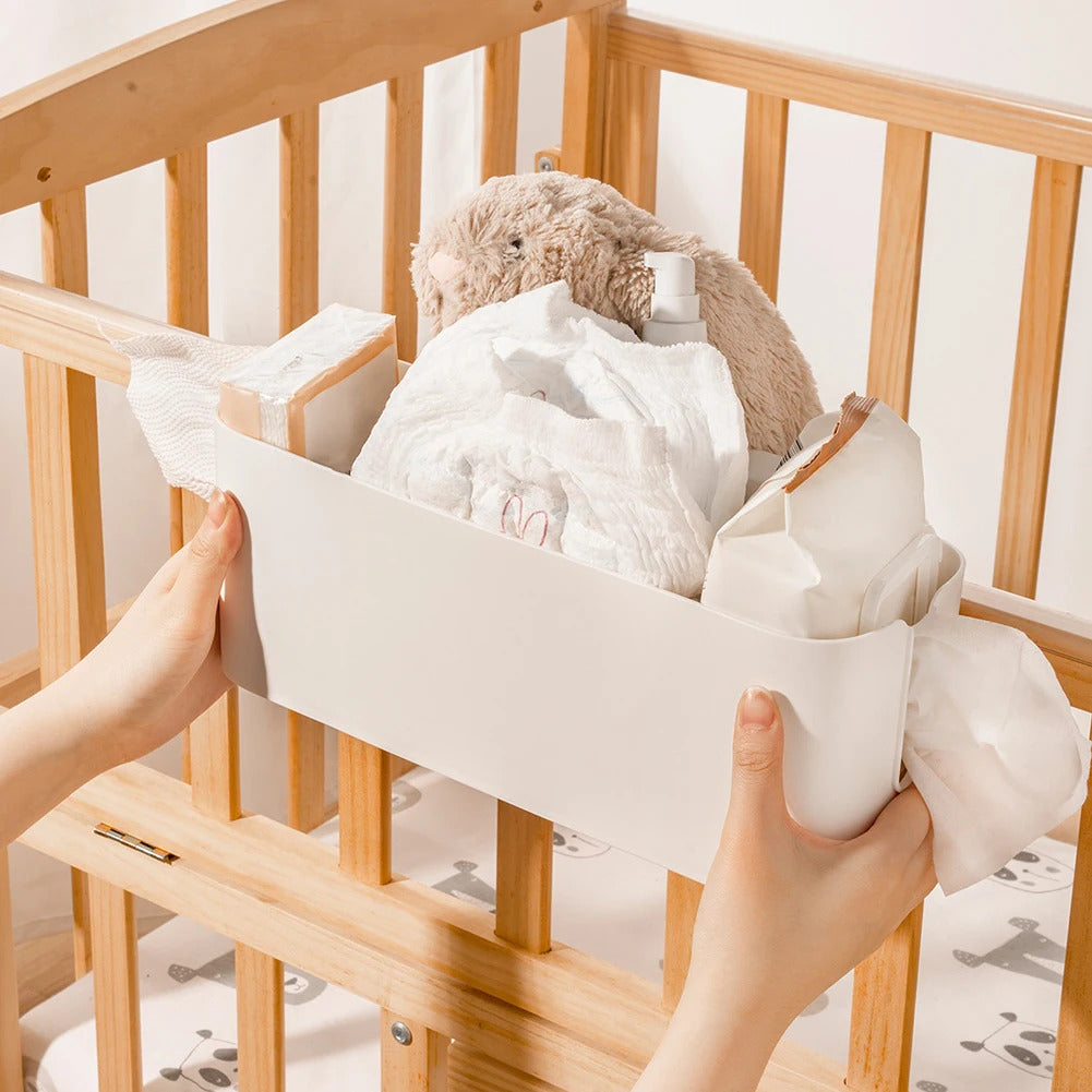 Hanging Storage Box for Bedside Sturdy PP Plastic Ready to Hang Convenient Organizer Ample Space for Essentials