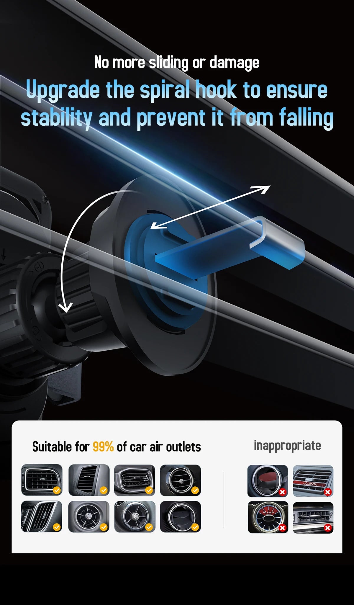 Wireless Car Phone Holder 15W Wireless Fast Charging Infrared Induction Phone Stand Universal Transparent for iPhone Xiaomi