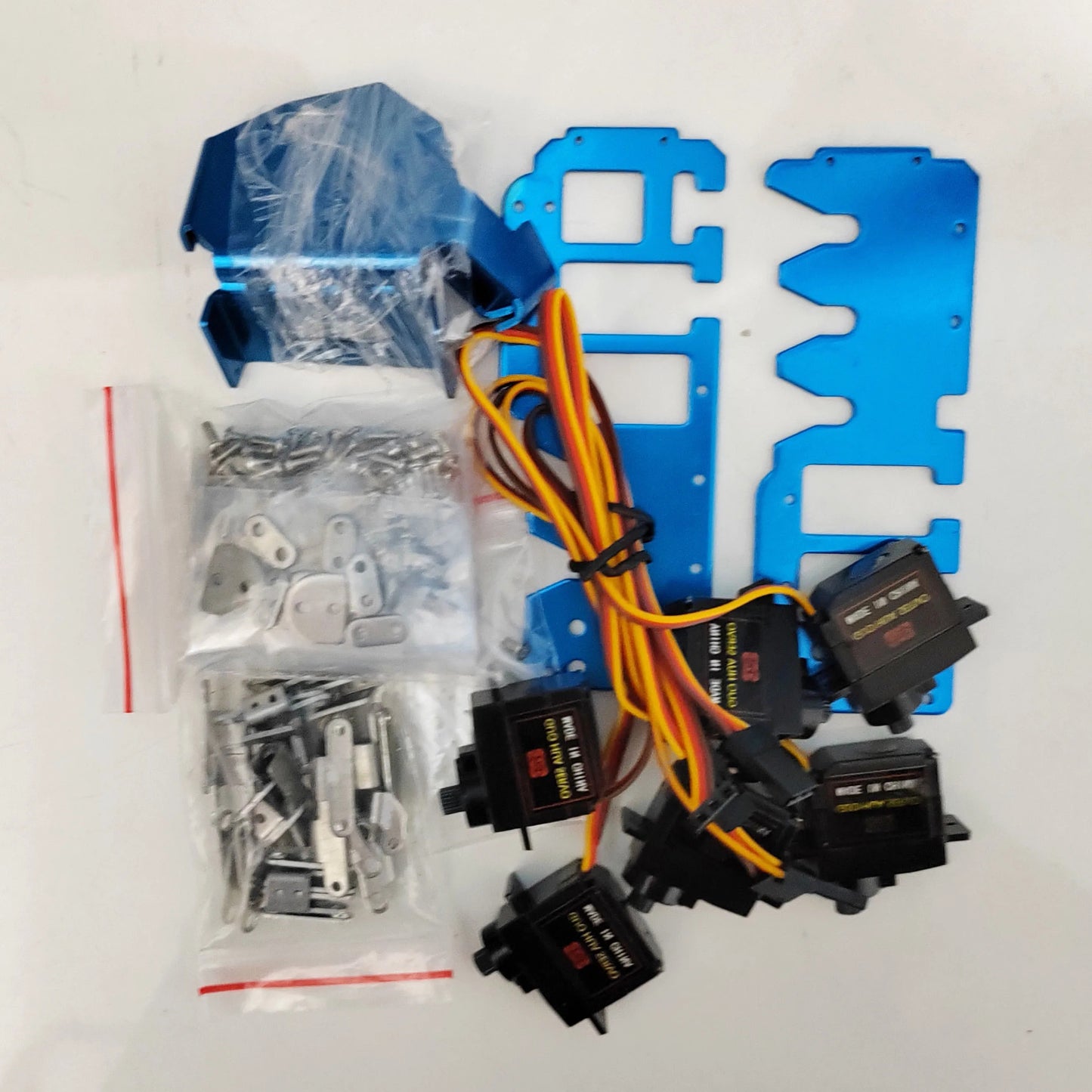 5 Dof Humanoid Hand Five Fingers Metal Manipulator Arm Left Right Hand with A0090 Servo for Robot DIY Kit Programmble Robot Hand