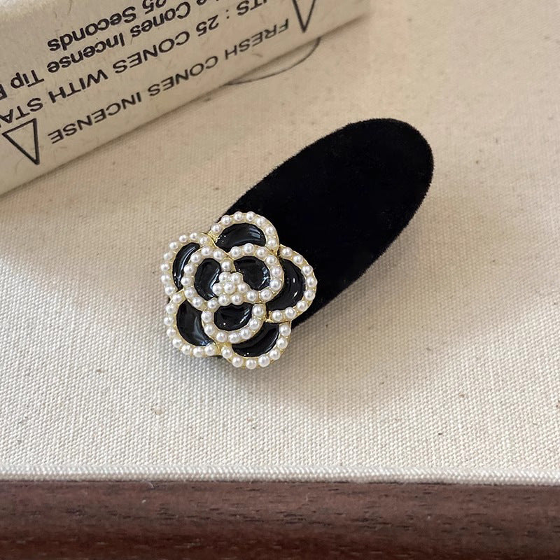 Vacation Organza Flower Hair Clip Travel Outing Hair Accessories Atmosphere Clip Duckbill Clip Hairpin Side Clip Hair Ornament