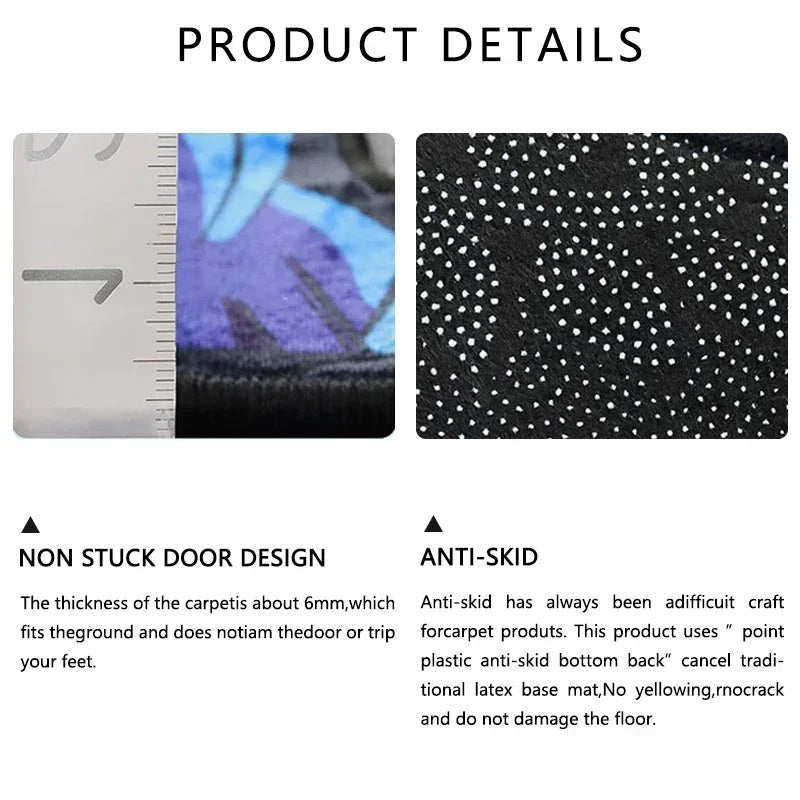 Custom Rugs One Piece Rudder Design Anime Room Decorative Carpets Kitchen Bathroom Livngroom Floor Non-slip Mats Children's Toys