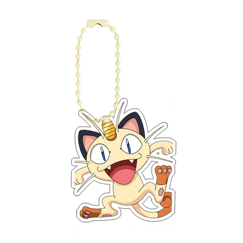 Pokemon Bulbasaur Squirtle Charmander Self-Control Acrylic Cartoon Key Buckle Pendant Anime Classics Game Collection Gift Toys