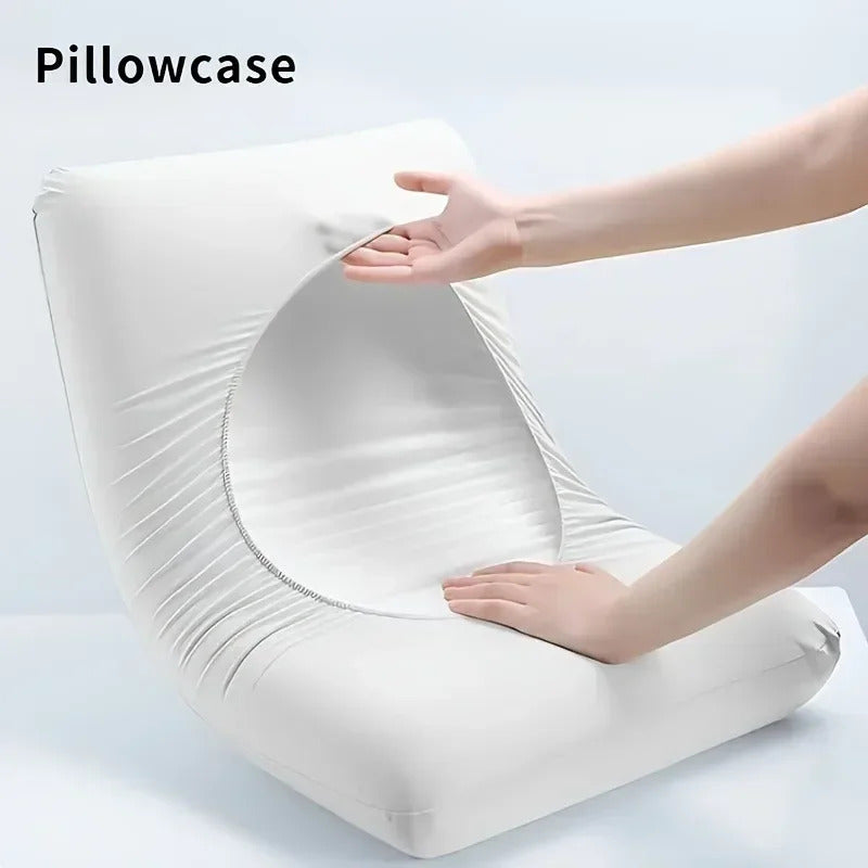 4pcs Disposable Travel Pillowcases - Soft Non-Woven Fabric Covers | Hand Washable for Hotels & Beauty Salons Camping Essentials