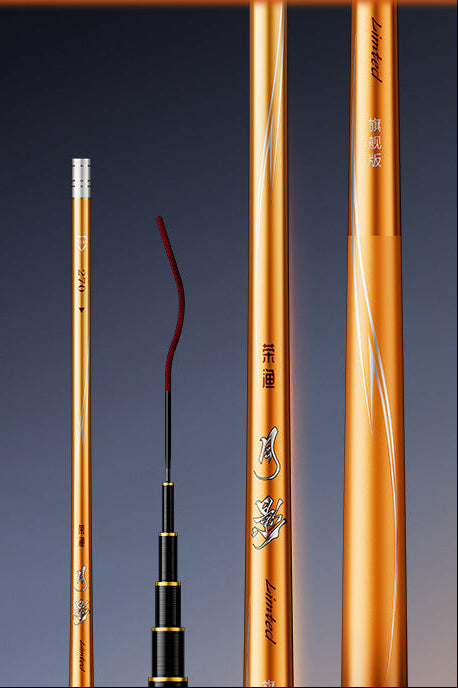 Rongyu Ultra-Light Short Section Stream Rod Fishing Rod Pole Rod 28 Adjustable Fishing Rod Carp Rod Micro Object Taiwan Fishing Rod One Piece Wholesale