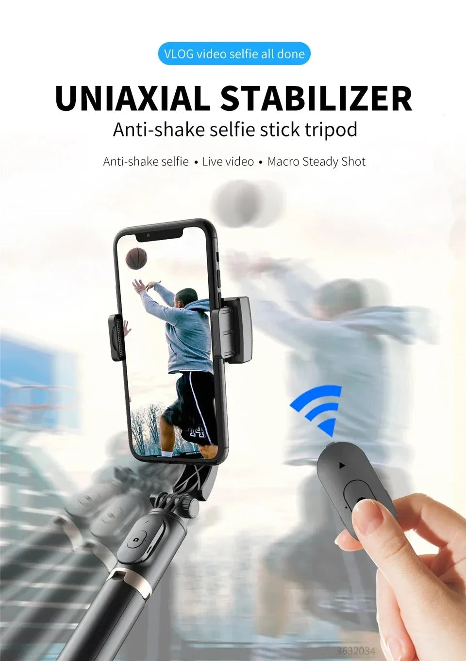 FANGTUOSI 2025 new Selfie Stick Stand Mobile Phone with microphone Support Wireless Gimbal Stabilizer For iPhone Android Holder