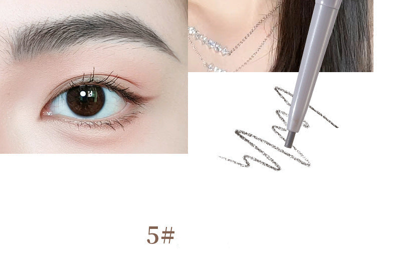 Makeup Xixi 3D Contour Mist Eyebrow Pencil Natural Color Definition Waterproof Smudge-proof Dual-ended Eyebrow Pencil