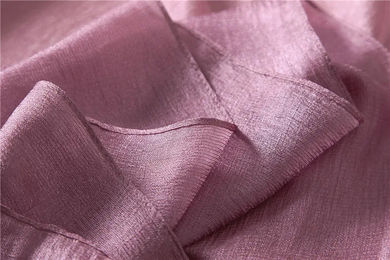 2023 Luxury Brand Women Fashion Scarf Plain Solid Silk Linen Shawls Scarves Summer Lady Bandanas Pashmina Foulard Hijab 180*90Cm