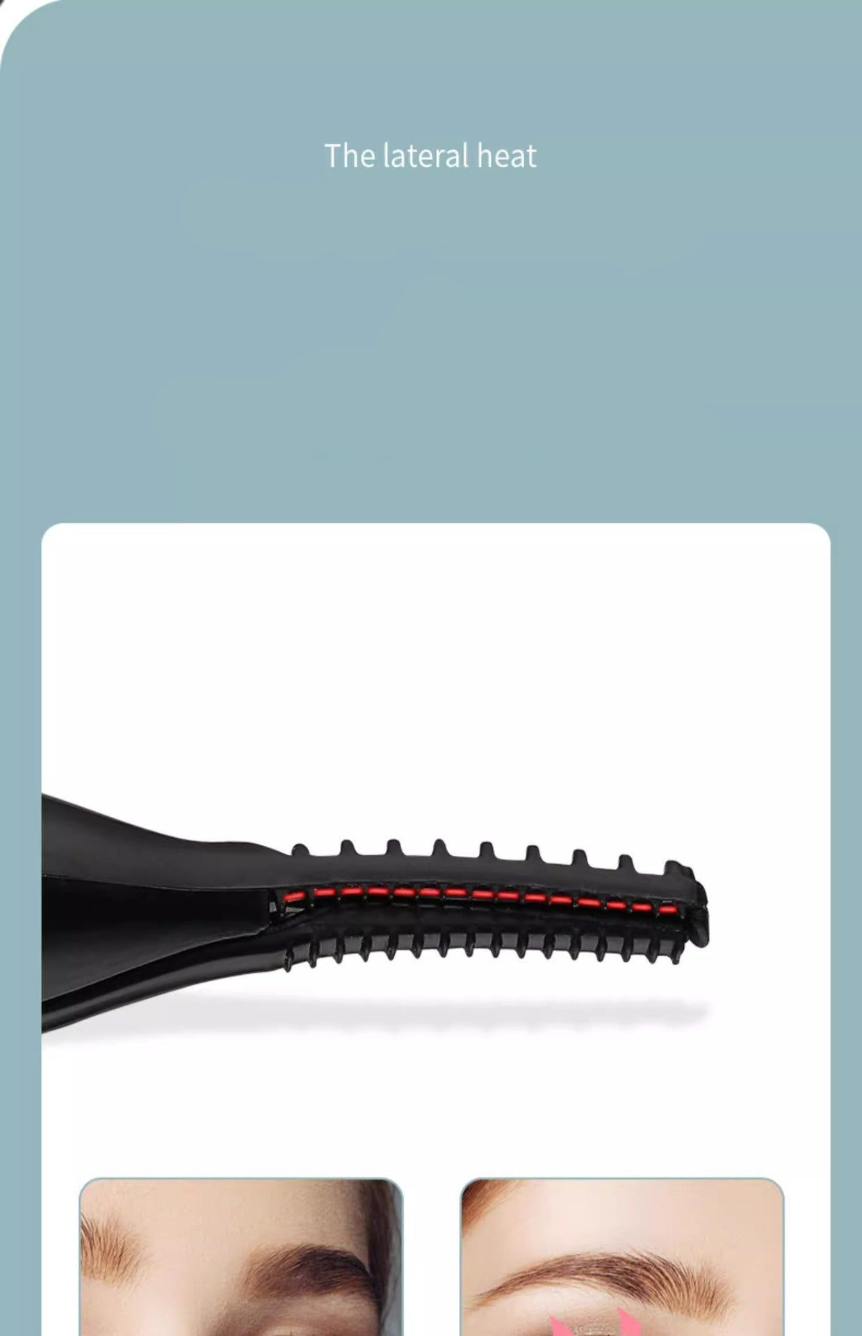 New Electric Eyelash Curler Rechargeable Heated Eyelash Shaping Curler Beauty Tool Electric Eyelash Curler