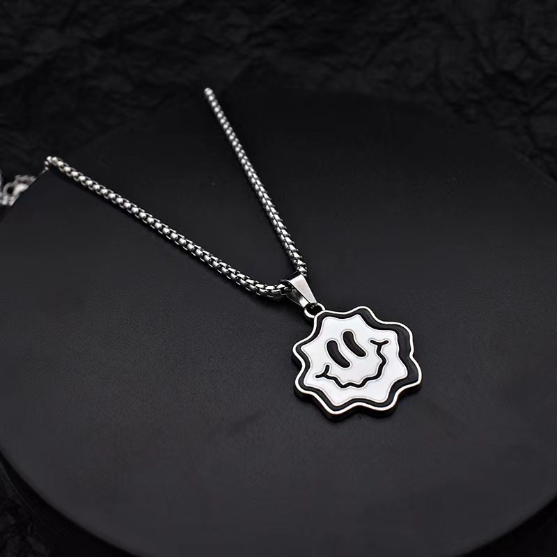 Trendy Fashion Children's Necklace for Girls, Personalized Couple Pendant for Boys, Hip-Hop Versatile Street Dance Show Accessories Wholesale