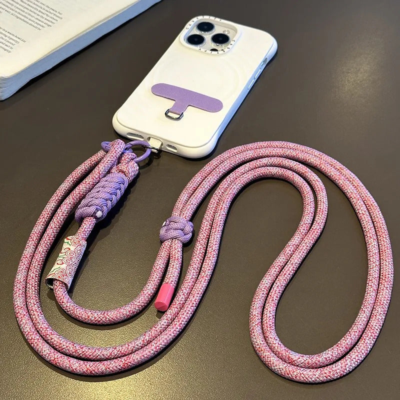 Retro Mobile Phone Straps Adjustable Long Crossbody Lanyard Neck Rope Band Shoulder Cord Anti Loss Rope Dual-purpose Hang Chain