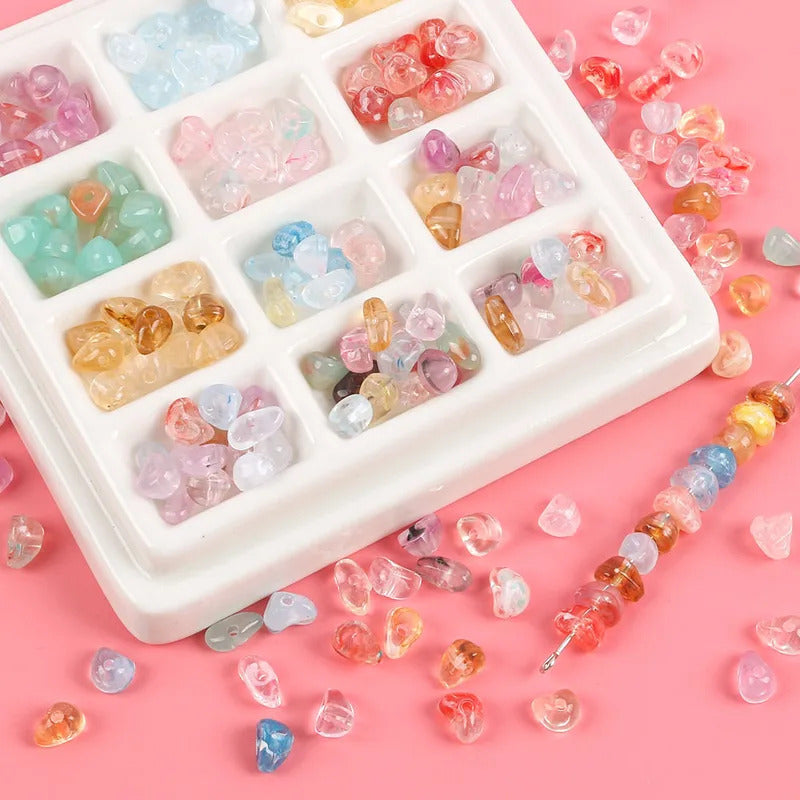 20g/Bag Acrylic Crushed Stone Shape Multicoloured Loose Beads Diy Necklace Bracelet Key Chain Jewelry Making Materials