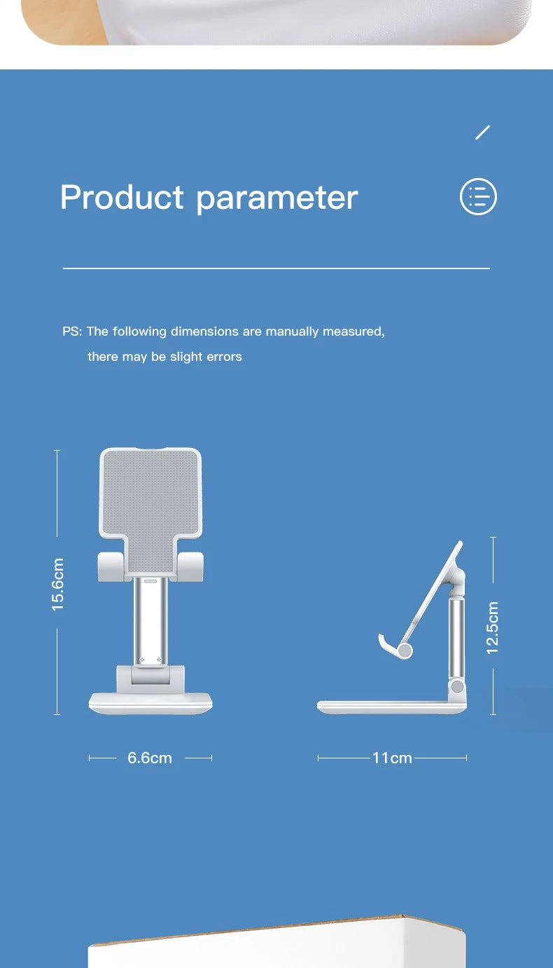 SmartDevil Phone Holder Foldable Stand Holder for iPhone 12 Pro Max Adjustable Desk Holder Stand for iPhone 11 Pro Max X XS XR 8