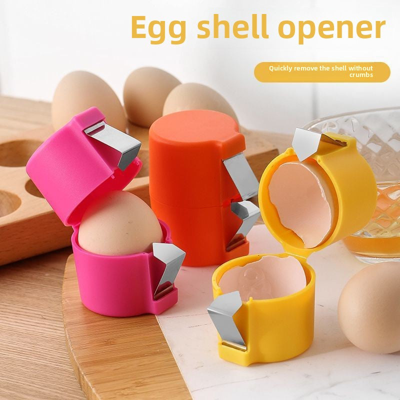 Quick Egg Shell Remover Non-Shedding Egg Opener Handheld Household Baking Egg White Cream Whipping Tool
