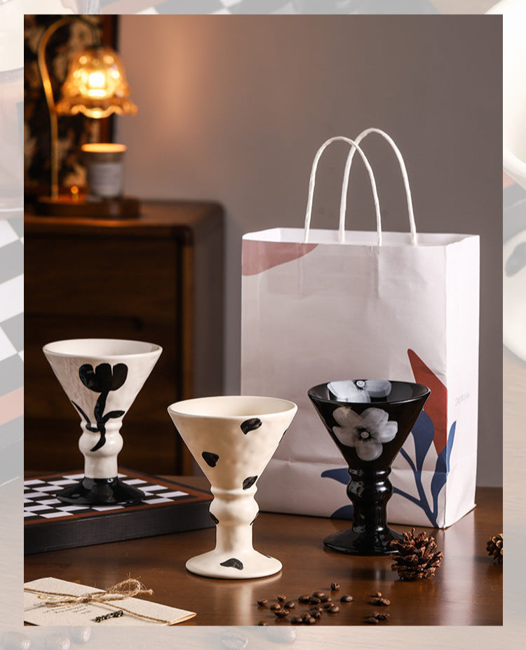 Personalized High-Value Ins Mug Household Water Cup Goblet Ceramic Milk Coffee Cup Couple Breakfast Gift