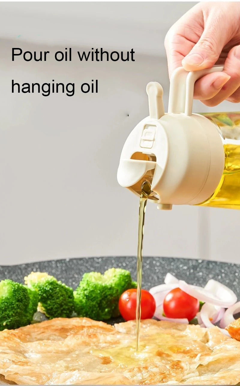 2 in 1 200/300/500ml Oil Spray for Kitchen Spray Oil Bottle Oil Washer Vinegar Soy Sauce Sprayer Containers  Washer