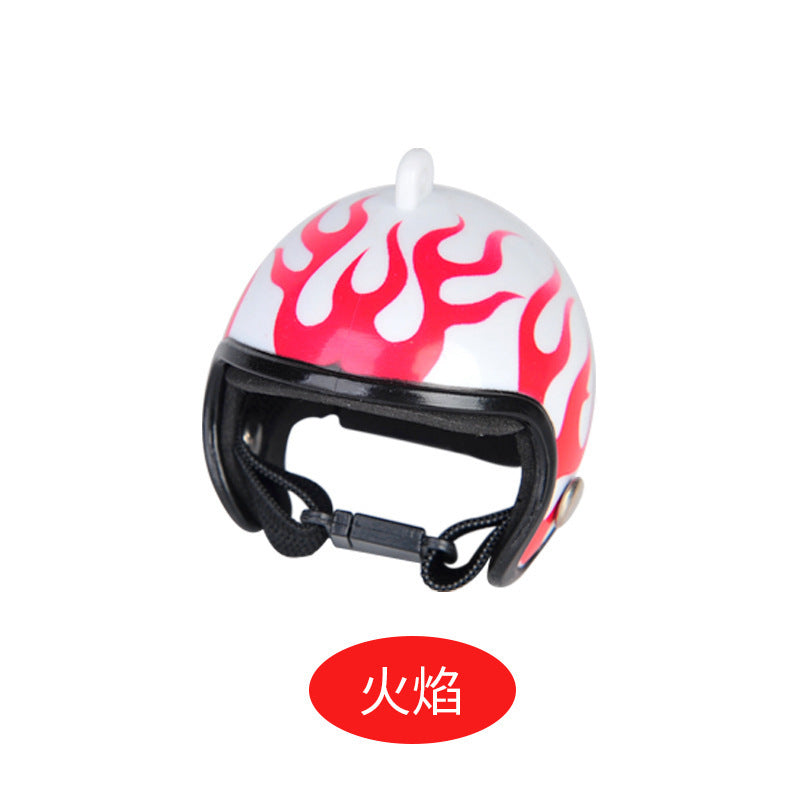 Creative Cross-Border New Pet Supplies Protective Chicken Helmet Chick Hen Hat Bird Hat Head Cover Manufacturer In Stock