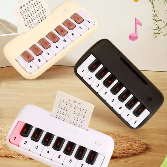 Mini Electric Keyboard Kids Puzzle Early Education Electronic Piano Toy Pocket Piano Teaching Musical Instrument for Girls Boys