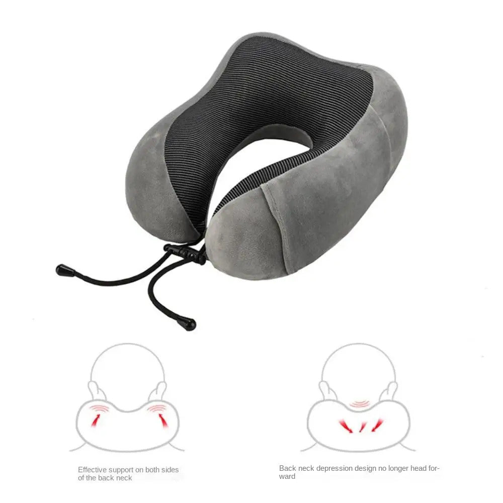 Memory Foam Cushion Without Carry Bag Travel essentials U Shaped Pillows Travel Pillow Neck Protect Neck Support