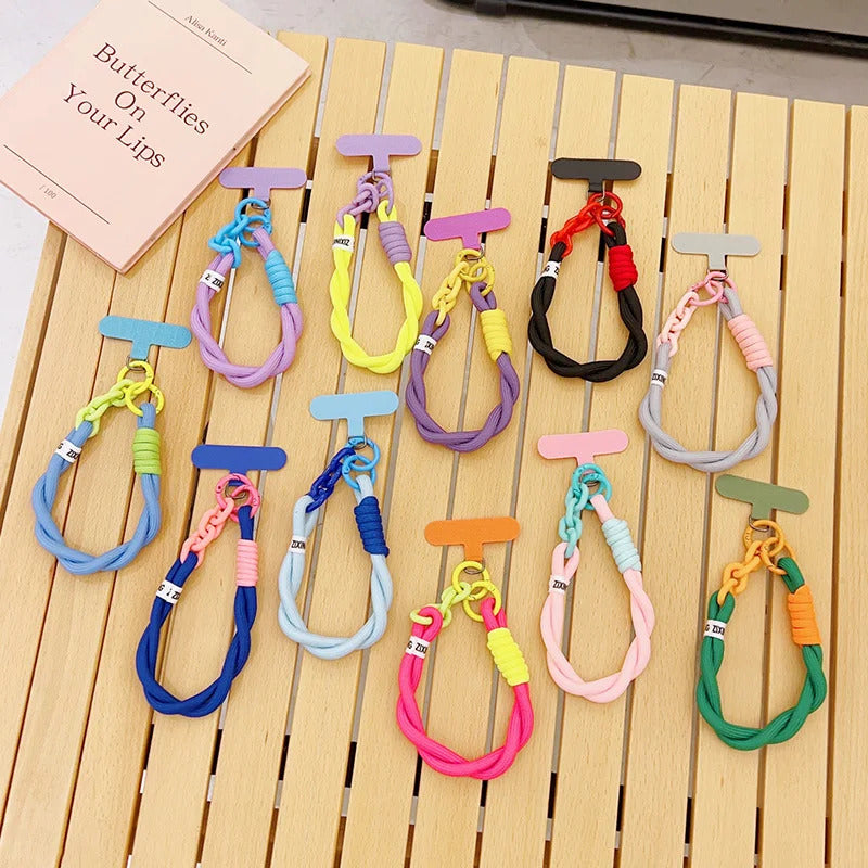 Nylong Mobile Phone Lanyard Universal Lanyards Phone Case Wrist Strap Anti-lost Hanging Lanyard Strap Portable Keychain