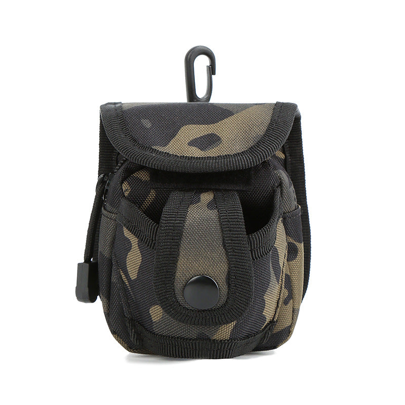 Wholesale Waterproof Outdoor Tactics Slingshot Bag Marble Waist Bag Camouflage Slingshot Steel Ball Integrated Waist Hanging Steel Ball Bag