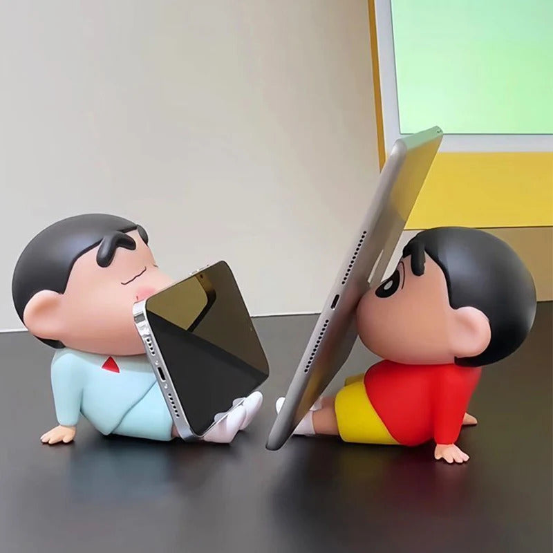 Hot Crayon Shin-chan Universal Desk Phone Holder Mount Stand for Mobile Phone Holder Bracket Table Stand for Ipad Samsung IPhone