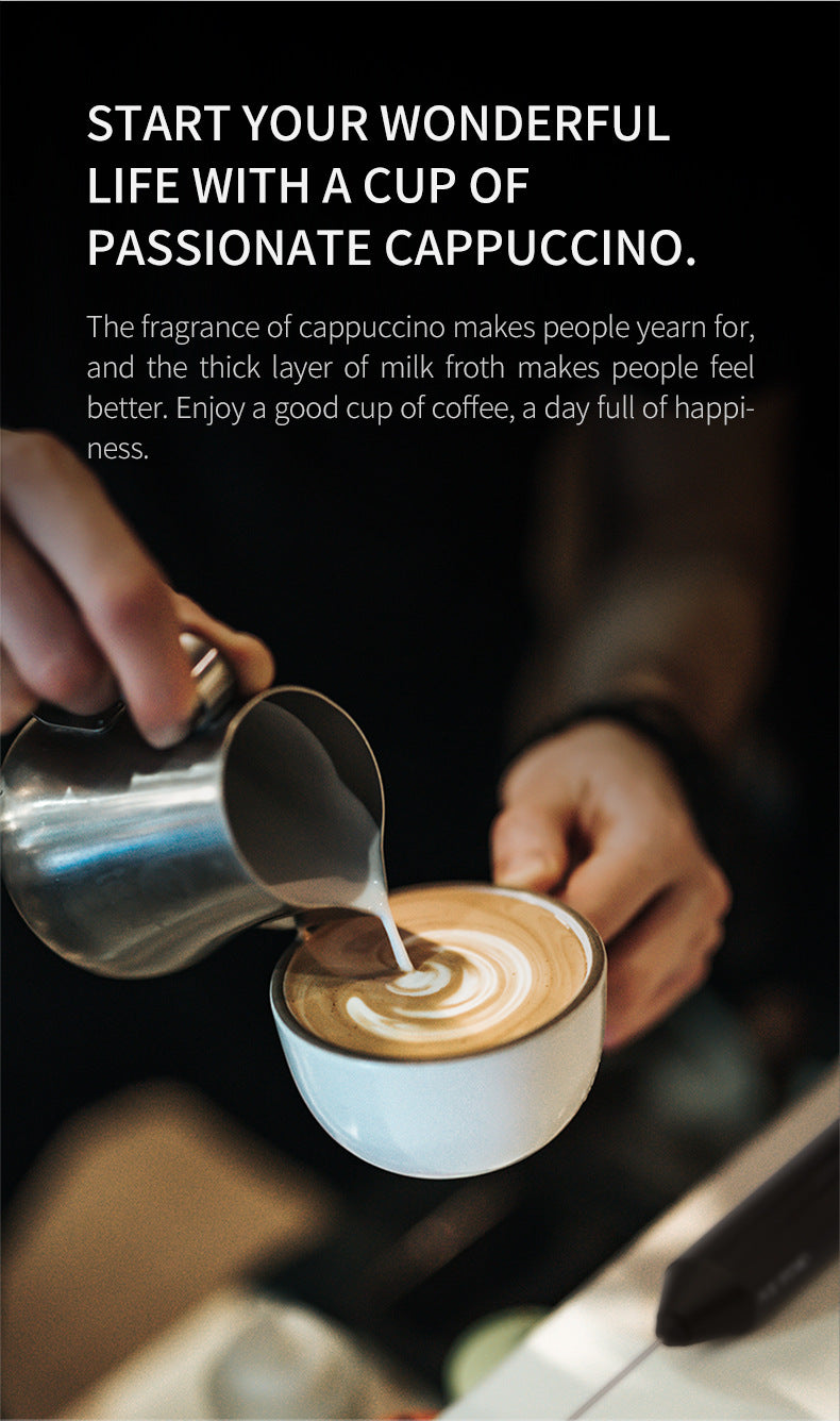 Amazon Electric Milk Beater New Stainless Steel Coffee Cream Electric Milk Beater Egg Beater Portable Blender