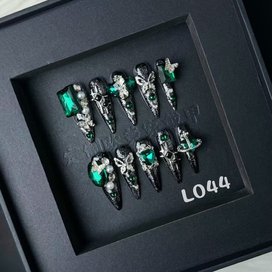 Wearable Nails Purely Handmade Nail Tips for Women Experts Cross-Border European American Japanese Korean Factory Wholesale New Cute High-End Feel