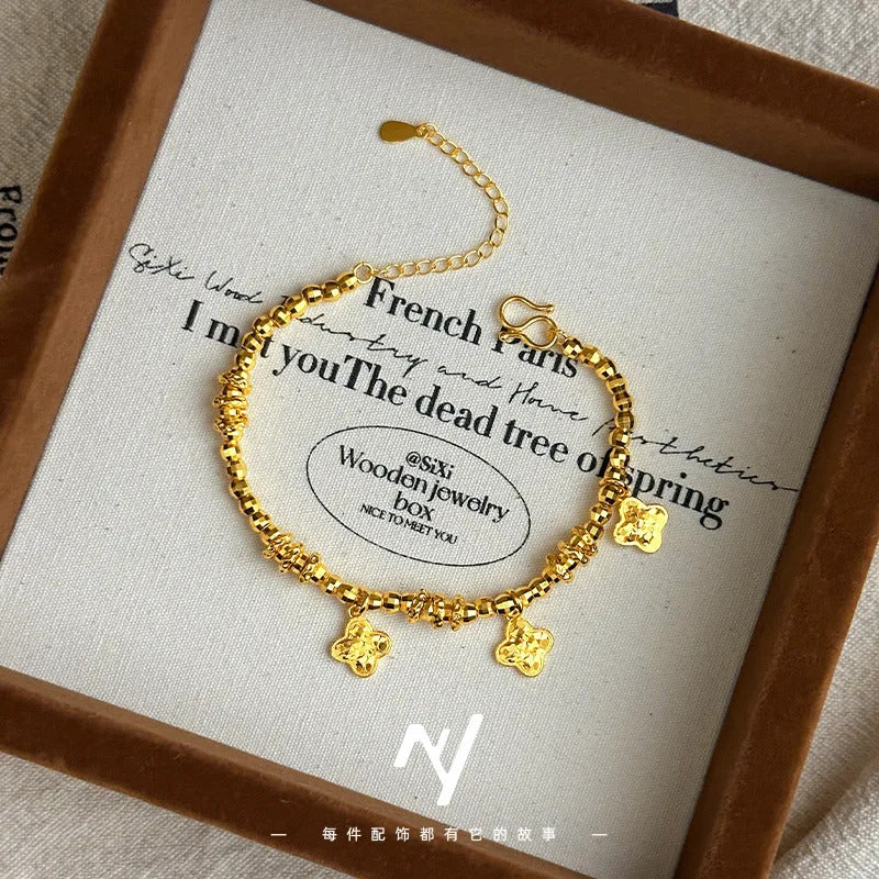 Ladies' Women's Bracelet Jewelry Fashion Gold Store Same Style Gold 9999 24K real gold