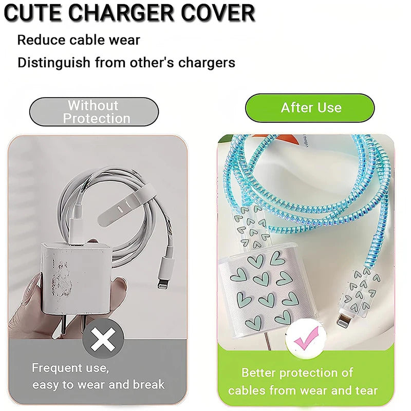 Case For Apple 18/20w Charger Protective Case is Applicable to IPhone 15/14/13/12 Pro Max Data Cable Head Bite Protector Shell