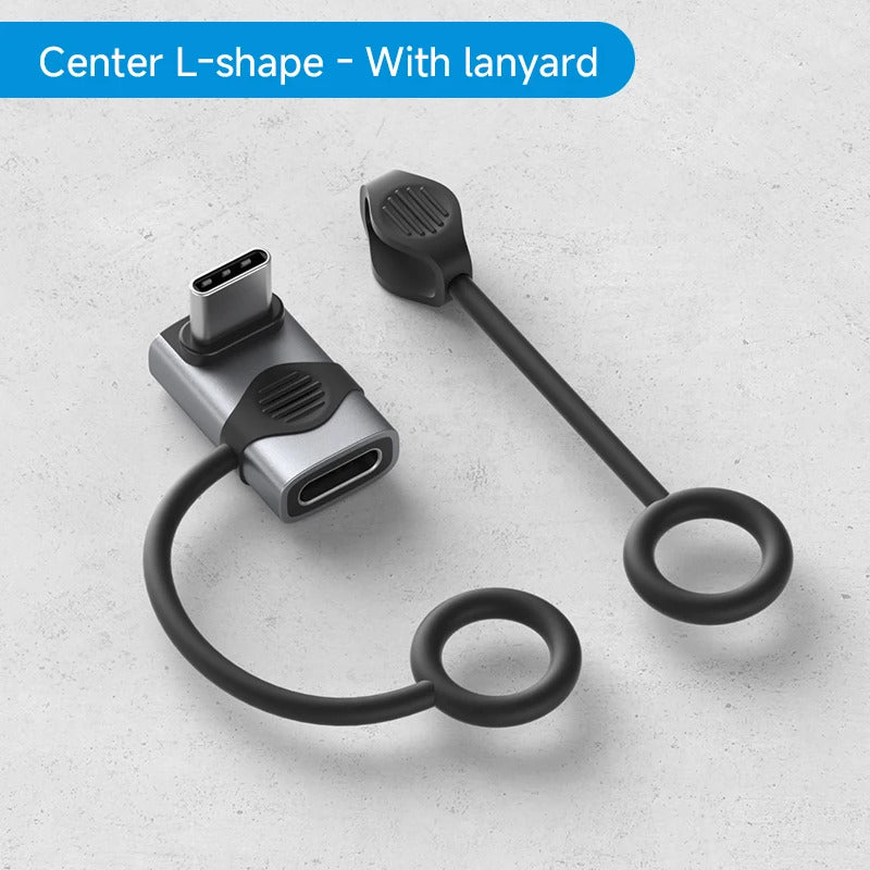 Hagibis 240W USB C to C Adapter 40Gbps 8K 60Hz 90 Degree Converter USB4 Adapter for Thunderbolt 4/3 MacBook iPhone 16 Pro Tablet