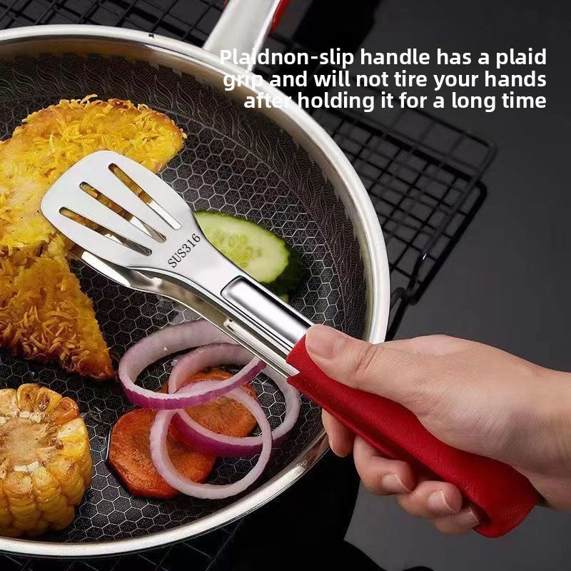 Extra Thick 316 Stainless Steel Food Tongs BBQ Tongs Meat Tongs Steak Tongs Kitchen Food Tongs Baking Bread Tongs